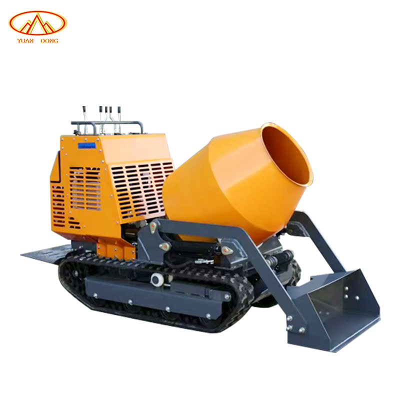 crawler concrete mixer