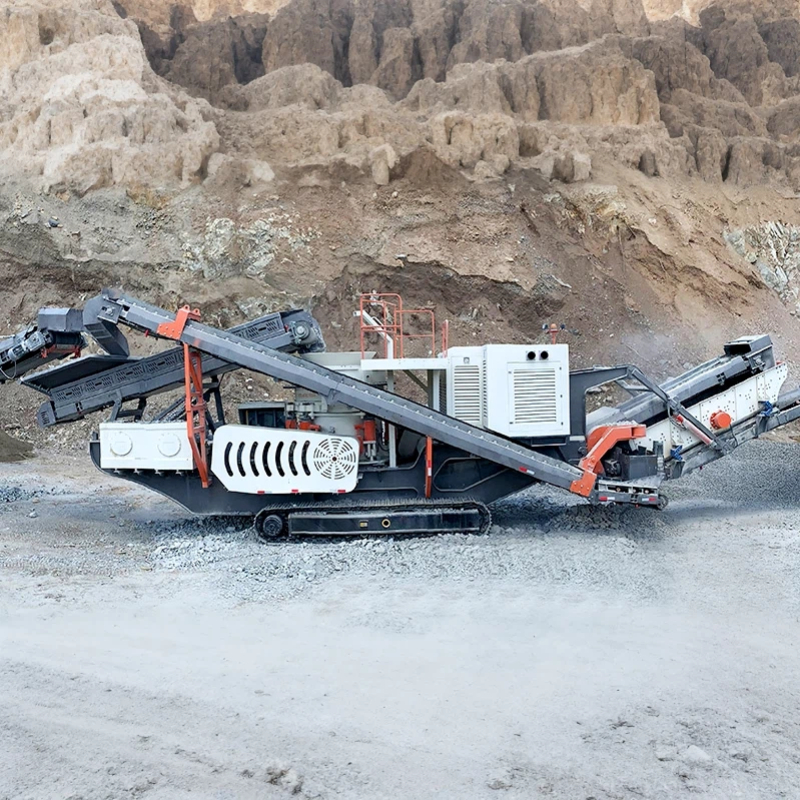Factory Price High Performance Limestone Granite Quartz Crusher Equipment Mobile Stone Tracked Crusher Station