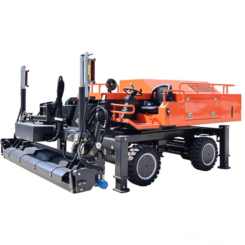 Intelligent Laser Leveling Screed Machine Self Balancing Concrete Pavement Finisher For Commercial Building Airport Highway Concrete Floor Works