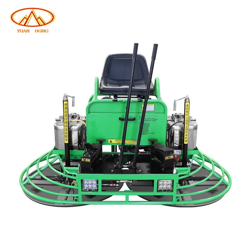 Gasoline Drive Double Disc Ride On Power Trowel Concrete Cement Pavement Finishing Machine