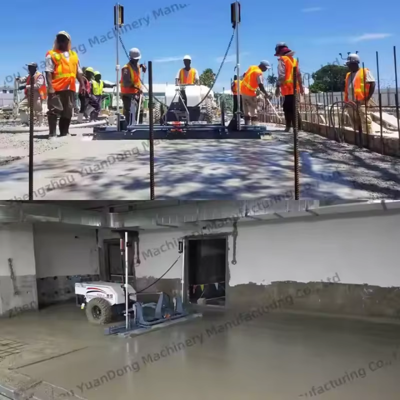 Famaranana sy Fihenjanana ny Screed Laser Ho an’ny Beton Voarakitra