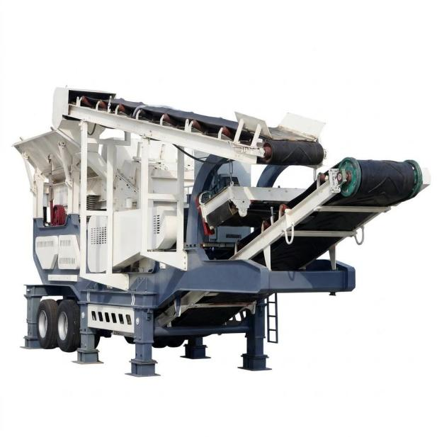 Mobile Jaw Crushing Station Fully Integrated Primary Hard Rock Granite Basalt Ore Crushing Equipment For Mining Quarry Construction Aggregate Processing Production Line
