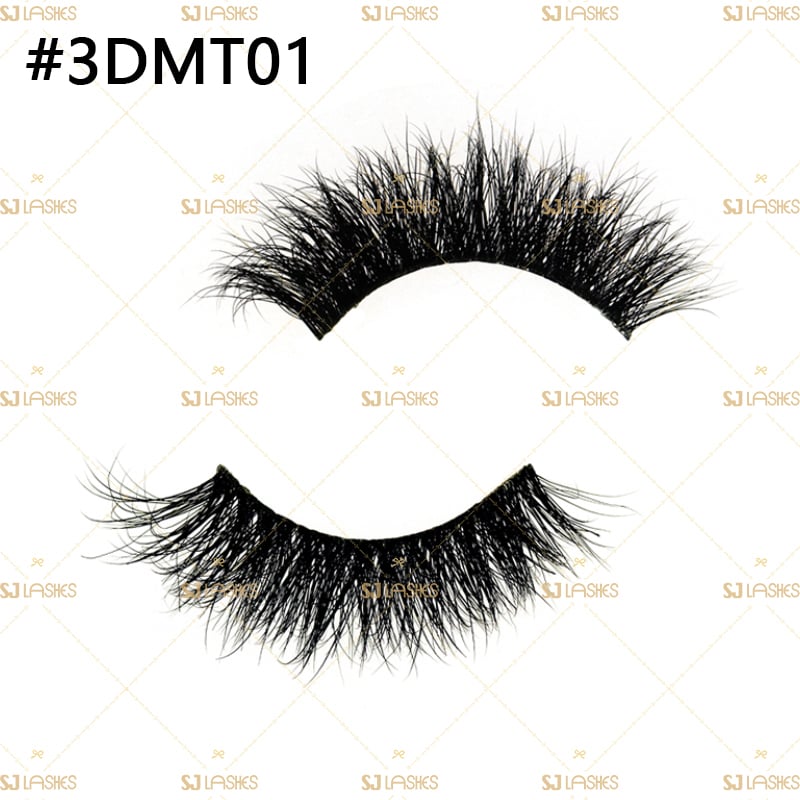 Unsichtbare Wimpern mit echtem Nerzhaar und ohne Liner #3DMT