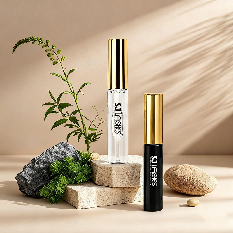 Cola para Cílios em Tira SJ LASHES – Venda por Atacado na Fábrica, Versões Clara e Preta | Logotipo Personalizado, Etiqueta Privada, Cola para Cílios com Aplicador de Precisão, Produção sob Encomenda (OEM/ODM)