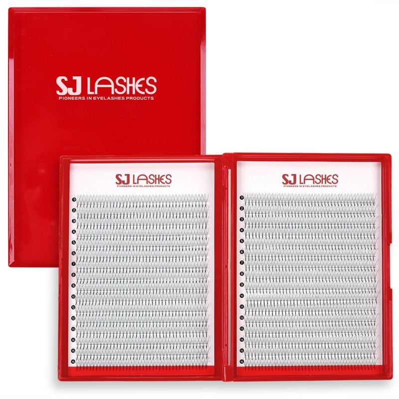 SJ LASHES Factory Wholesale Large-Tray Card for Premade Fan Lashes | Custom Printed 4 Colourways OEM/ODM