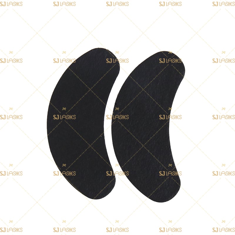Großhandel Wimpernverlängerung schwarze matte Augenpads | Fabrik Wimpernverlängerung Anti-Glare-Pads