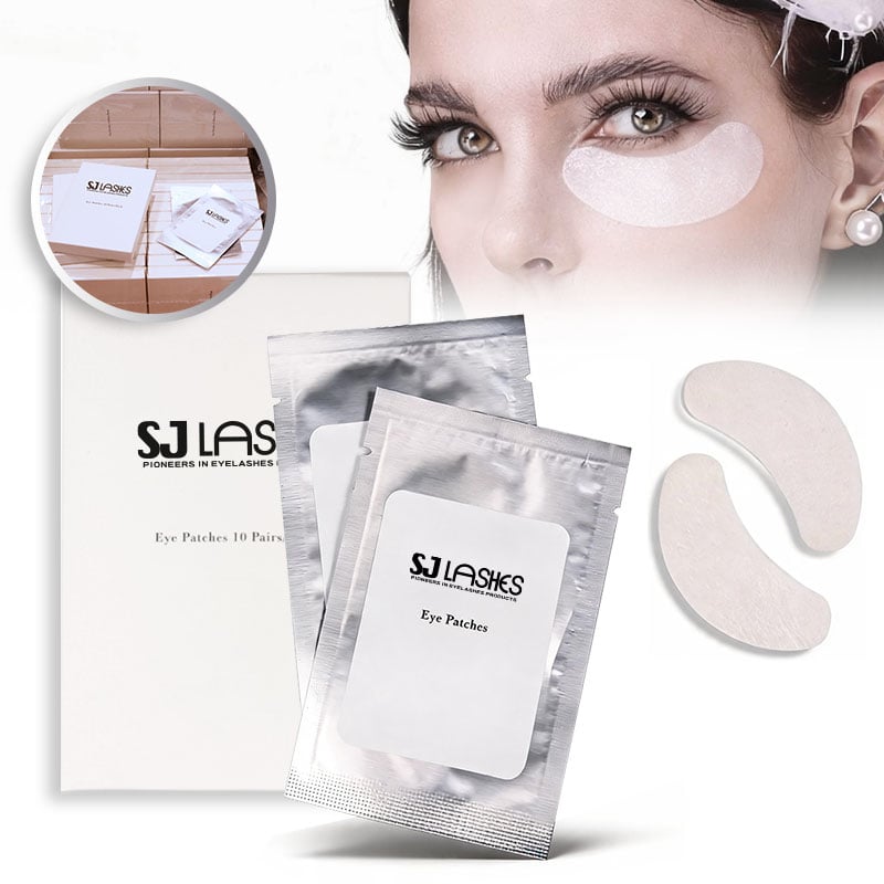 SJ LASHES Fabrik Großhandel maßgeschneiderte Private-Label-Augenpflaster-Verpackung | Einzelne Folienbeutel & Premium-Papierbox OEM