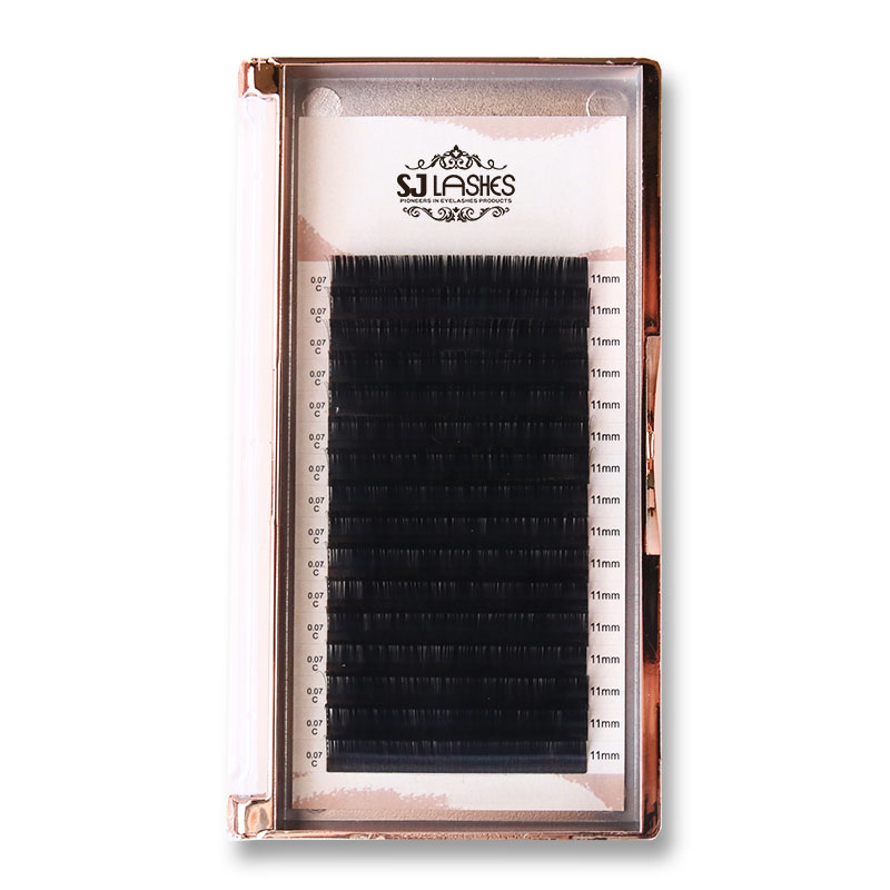 SJ LASHES Fabrik Großhandel Premium-Wimpernverlängerungs-Rückkarte | Individuelles Logo, Private-Label-Wimpern-Behälter-Einlage mit Längenmarkierungen, OEM/ODM