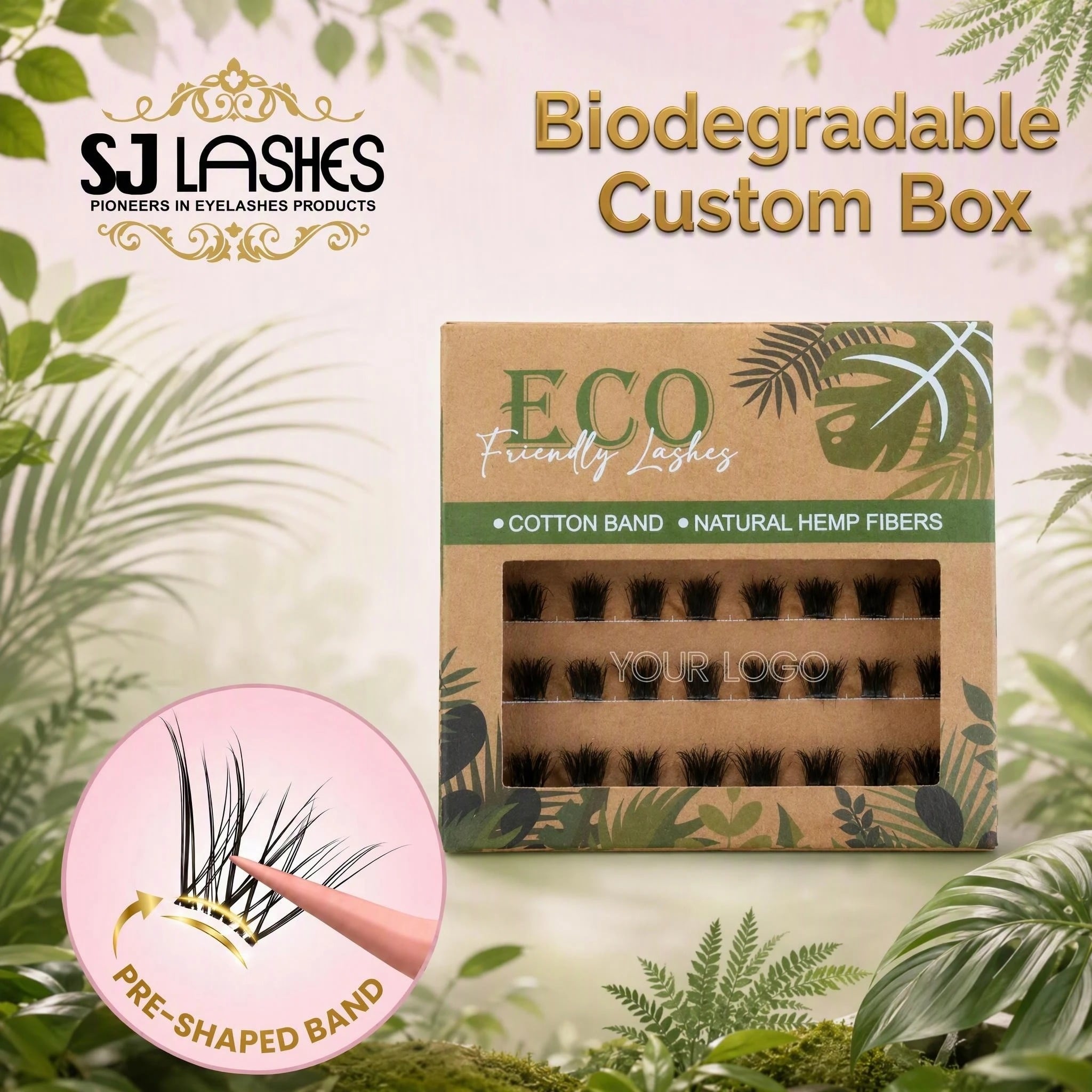 Kraft Eco Lash Box for Curved-Band Segment Lashes — The 2026 OEM Guide