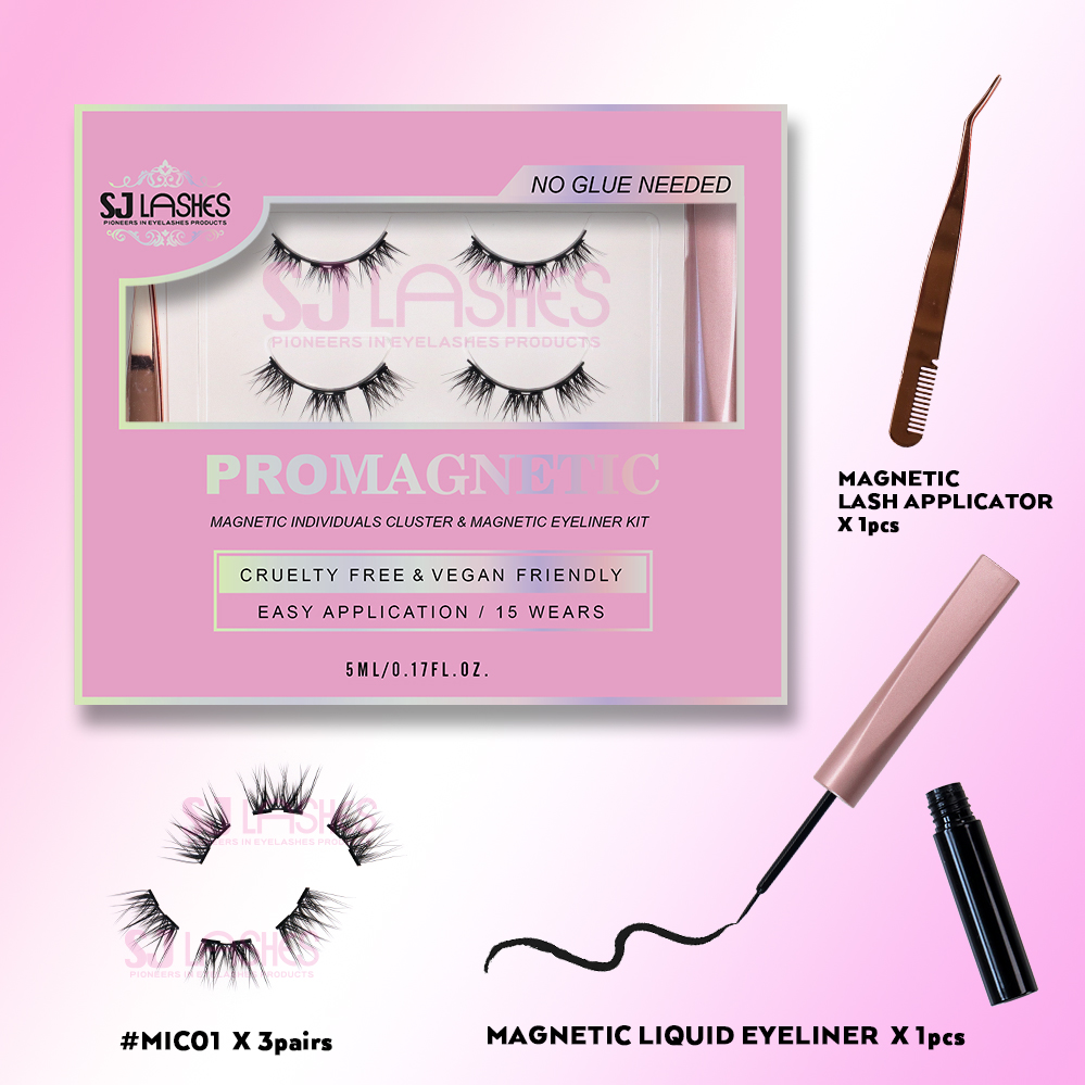 Segmentierte magnetische Mikro-Sicherungs-Wimpern #MIC