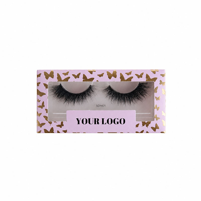 SJ LASHES Fabrik Großhandel Butterfly-Serie Einzelpaar-Wimpern-Papierbox | Individuelles Logo, Private Label, künstlerische Butterfly-Fenster-Wimpern-Verpackung, OEM/ODM