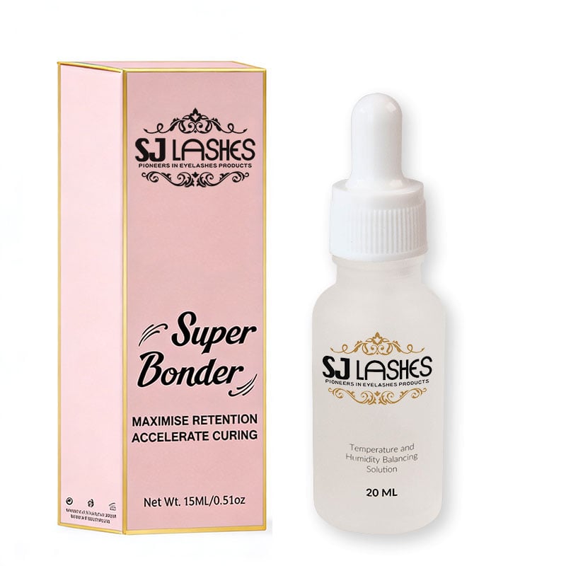 SJ LASHES Factory Wholesale Super Bonder 15ML with Matching Gift Box | Custom Logo Private Label Lash Bonder OEM/ODM