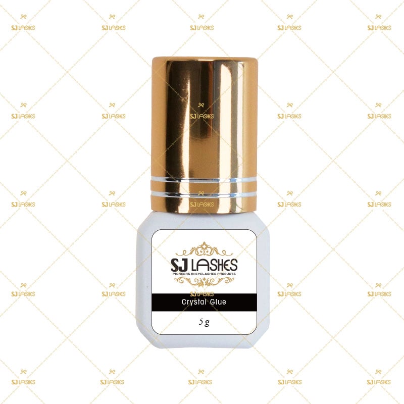 Private Label, klarer Finish-Crystal-Volume-Set-Wimpernverlängerungskleber