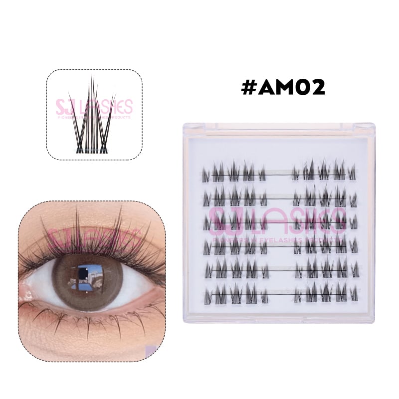 Aufklebe-Manga/Anime-Cluster-Wimpern#AM