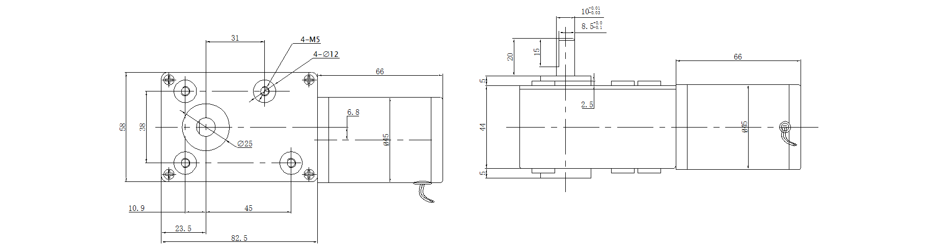 factory customized micro 5883 square gearbox 12v 24v 12 100kg 15nm 20nm high torque 30watts 50w mini brushes dc worm gear motor-0