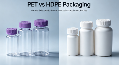 PET vs HDPE Packaging: How to Choose the Right Plastic Bottle for Your Products