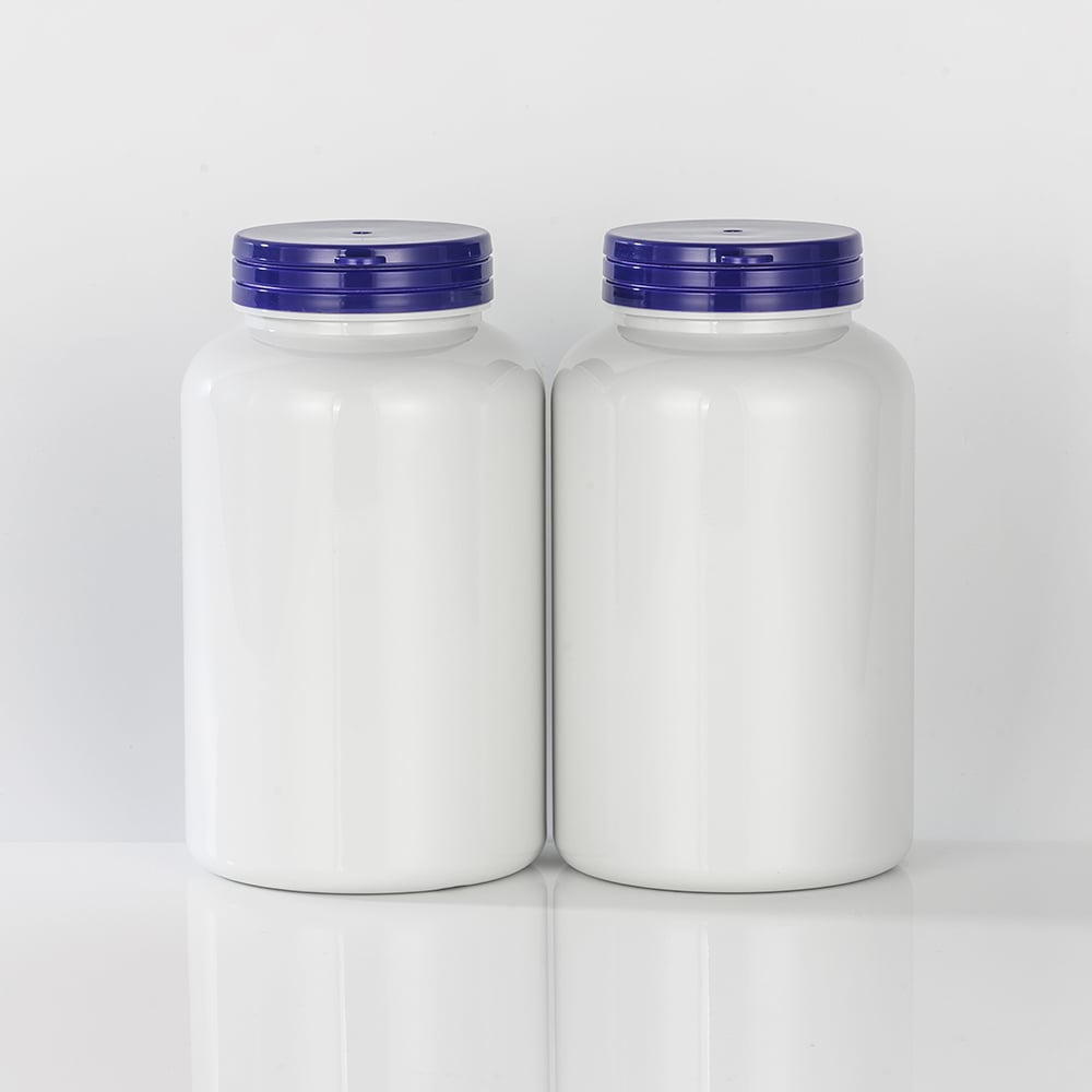 PET Supplement Bottle 500cc with Tear-off Cap for Tablets/Fish oil/Capsule