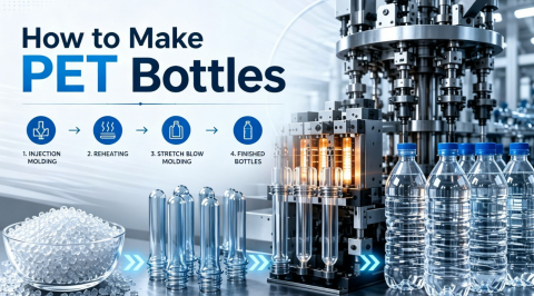 The Entire Production Process of Plastic Bottles: A Detailed Breakdown from Preform Injection Molding, Blow Molding, Screen Printing to Factory Inspection