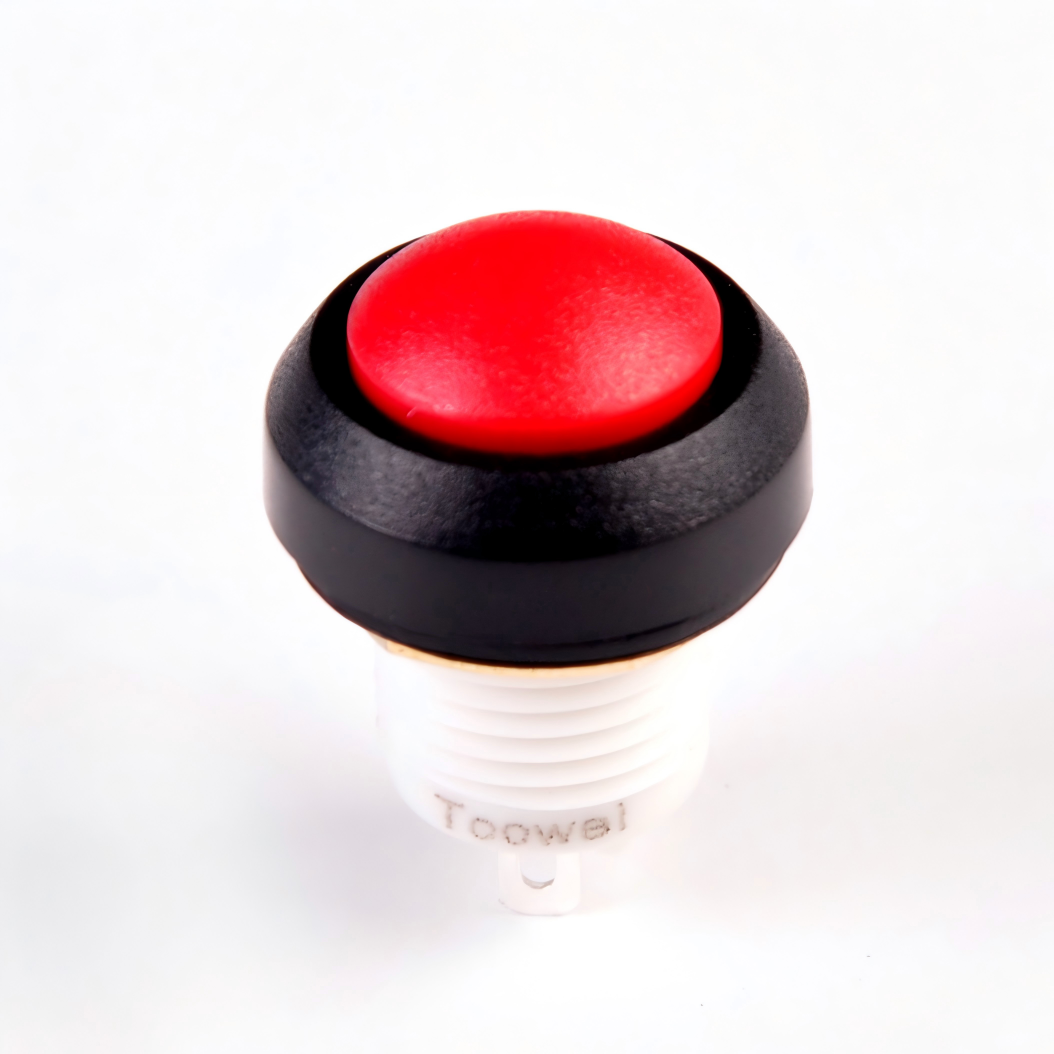 A400 Series 12mm White Housing Push Button Switch