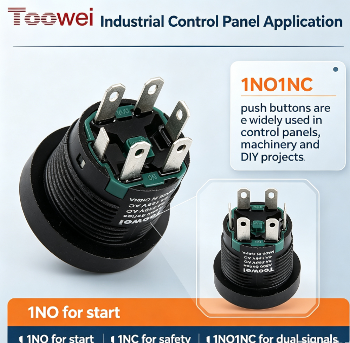 What Are 1NO, 1NC and 1NO1NC on Push Button Switches?