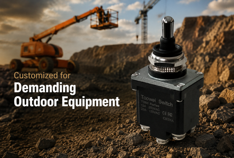 Customized T500 Toggle Switches for Construction Equipment