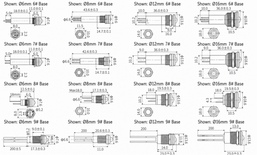 Z800 Series Waterproof LED Indicator Light details