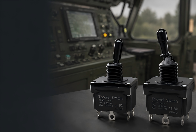 Development of a Custom Locking Lever Toggle Switch for a Special-Purpose Vehicle