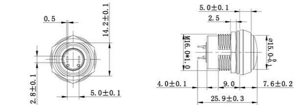 A300 Series Push Button Switch details