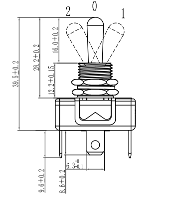 T100 Series Toggle Switchh supplier