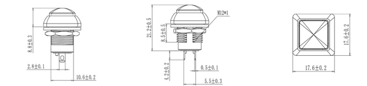 A600 Series Push Button Switch details
