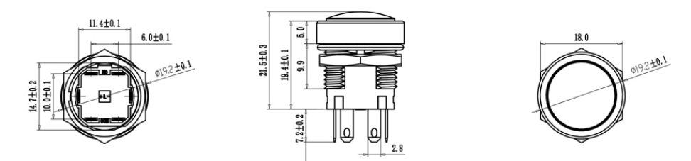 A500 Series Dual-Circuit Push Button Switch factory
