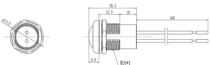 A400 Series 16mm Push Button Switch factory