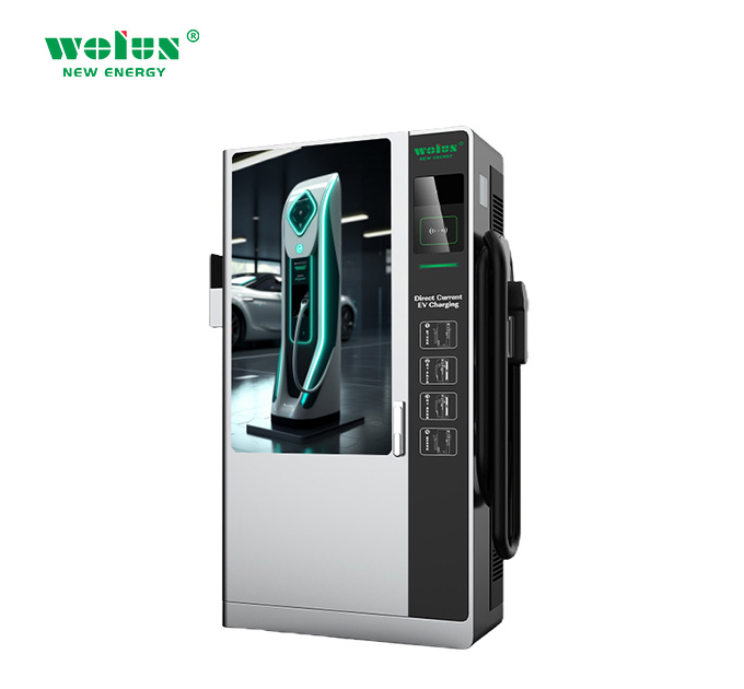 AD ekran DC EV şarj istasyonu 60kW'dan 360kW'a