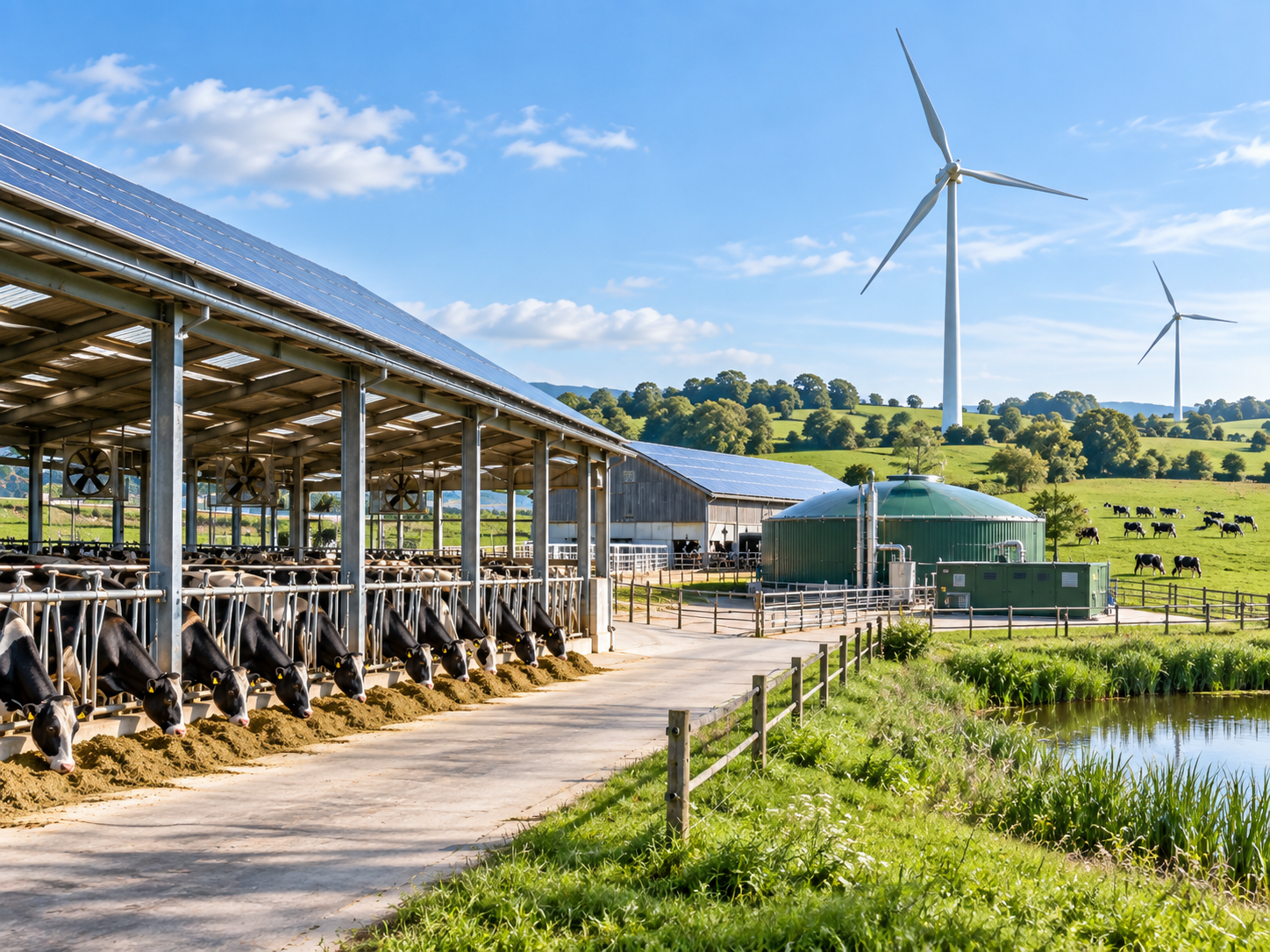 Cattle Farm Renewable Energy System