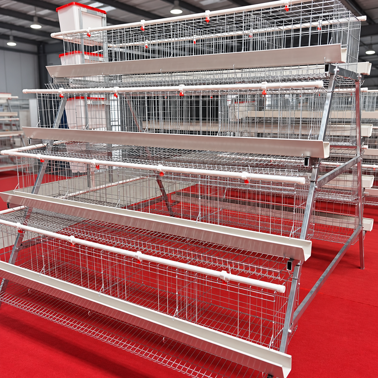 Cage system showroom