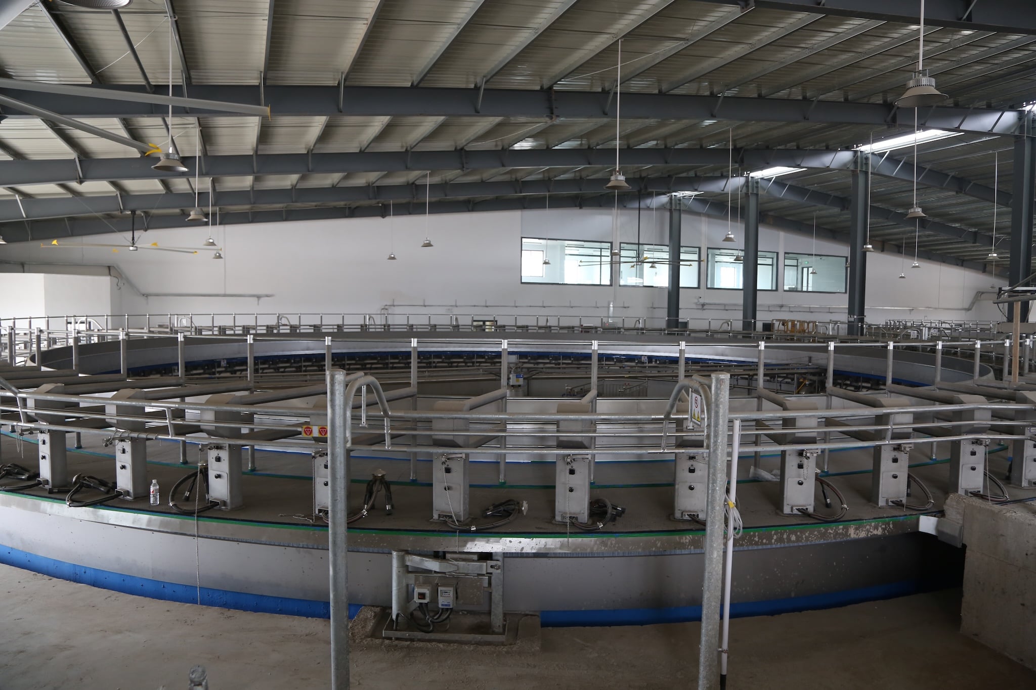 Compact dairy milking and utility system