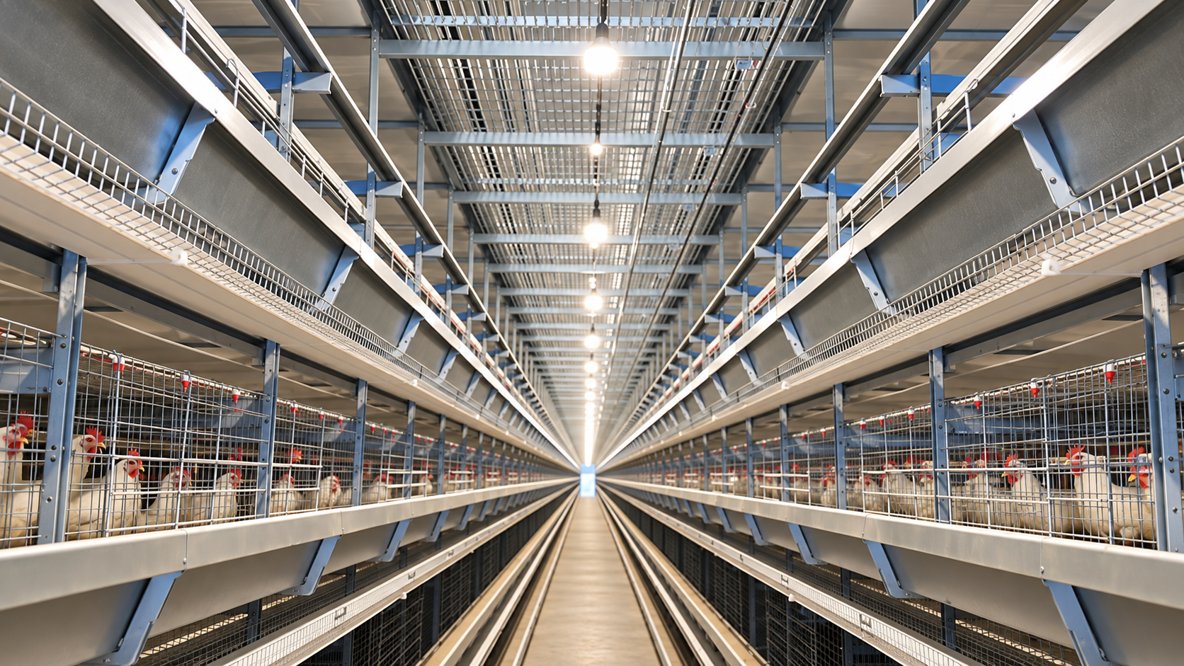 Poultry Cage Raising System