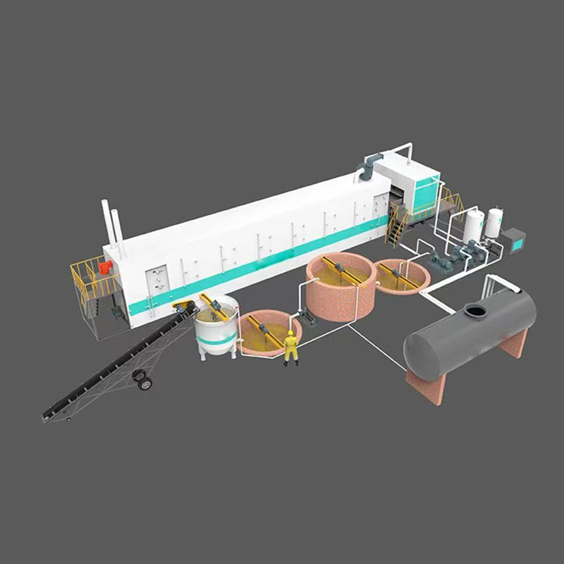 Metal mesh belt dryer line for egg tray production