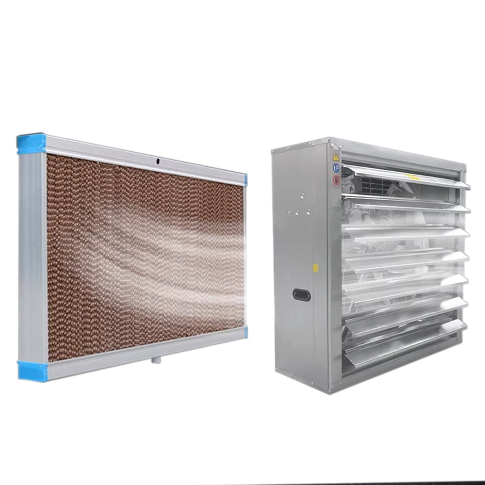 Ventilation and cooling system for fattening pig house