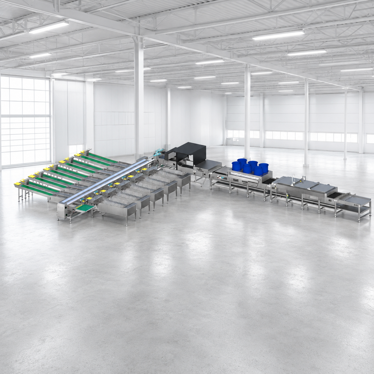 60000 eggs per hour egg cleaning line