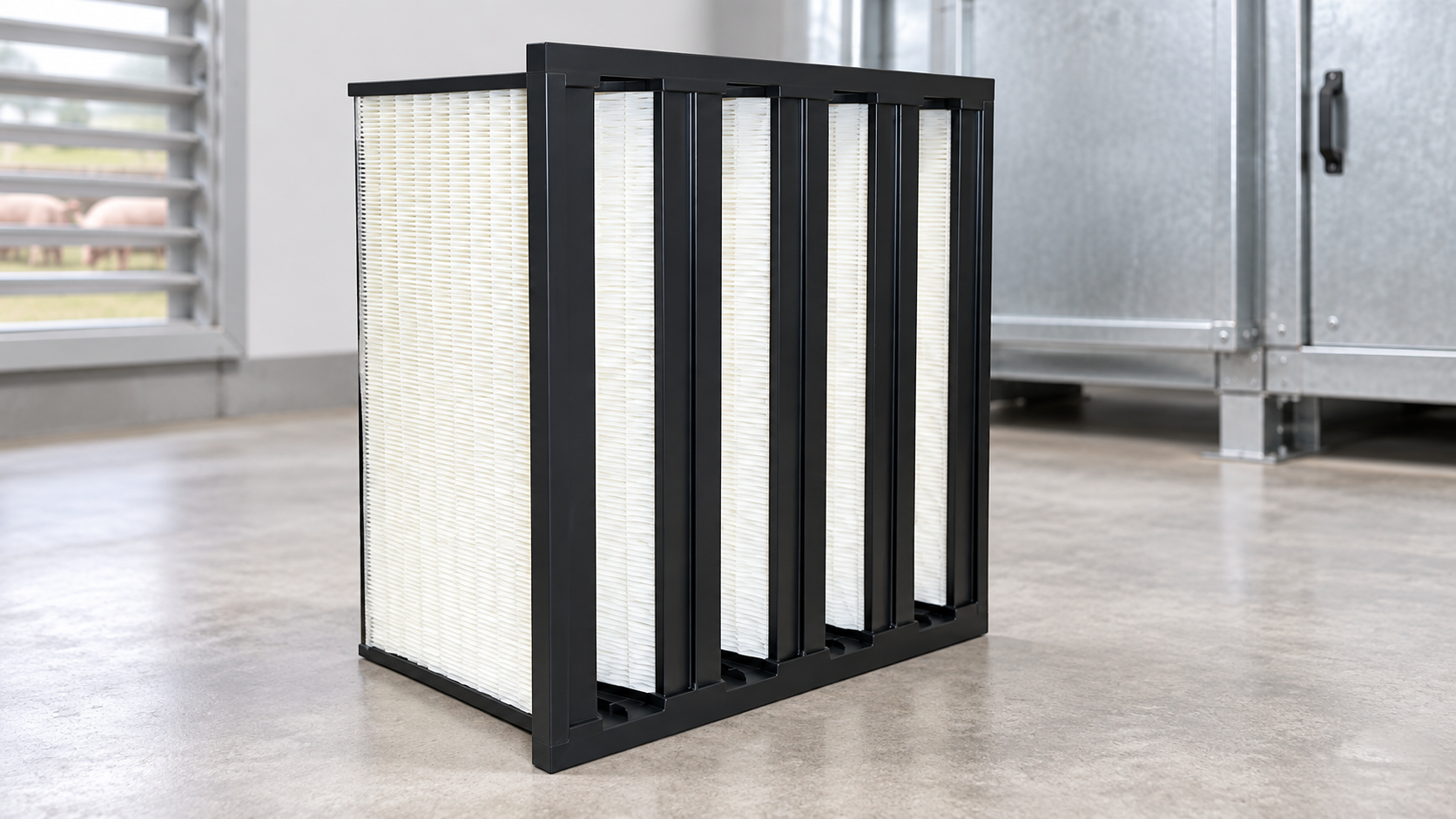 Pig house air filtration equipment