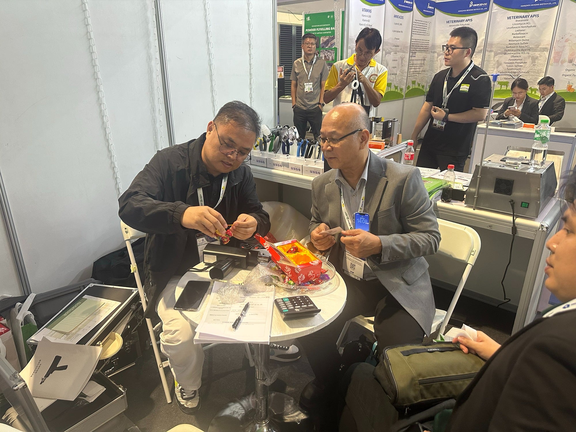 Customer business discussion at ILDEX Philippines
