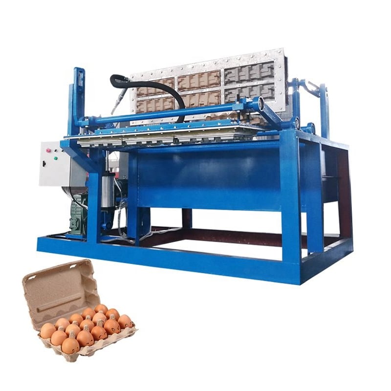 Reciprocating forming machine for egg trays