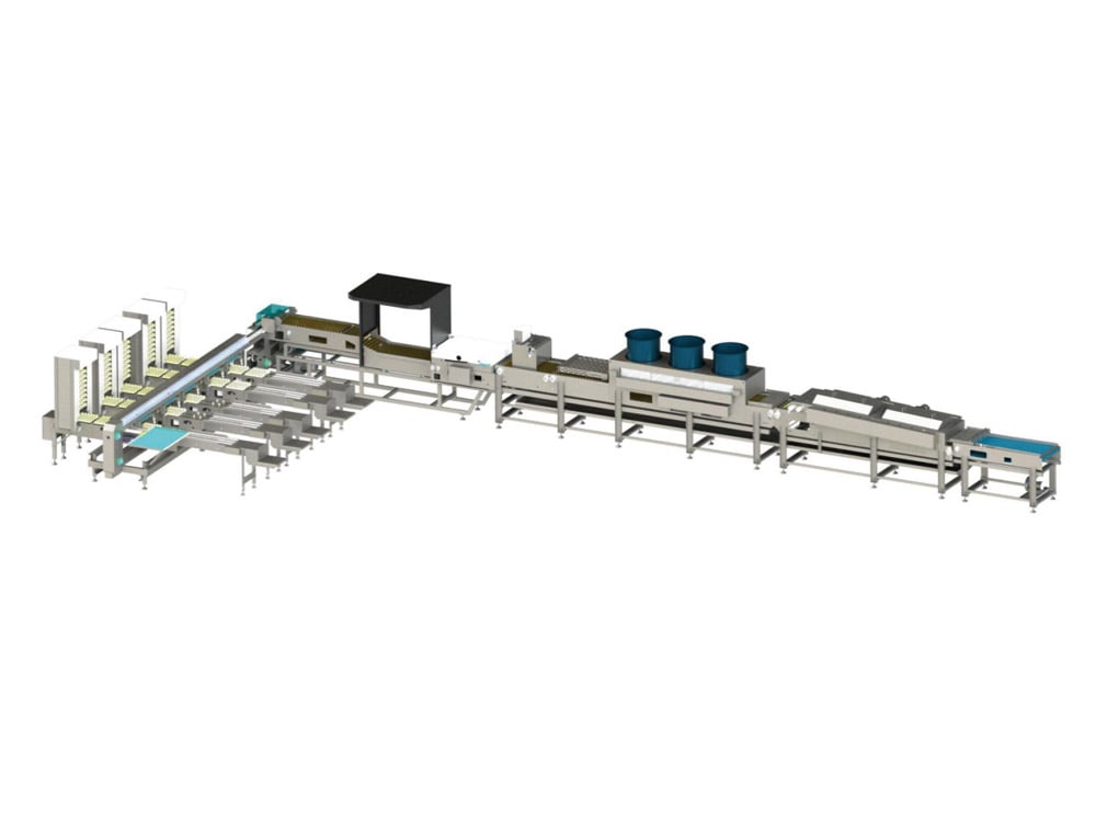30000 eggs processing line product rendering