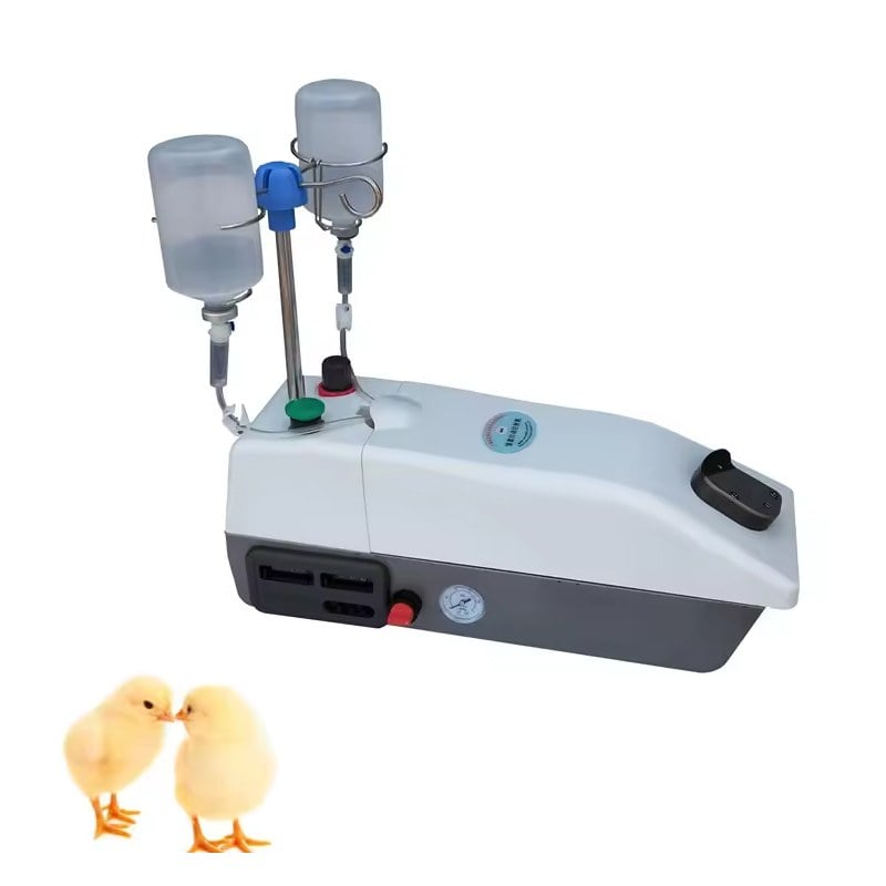 Chick Pneumatic Continuous Injector Chicken Duck Poultry Vaccination Automatic Syringe Machine