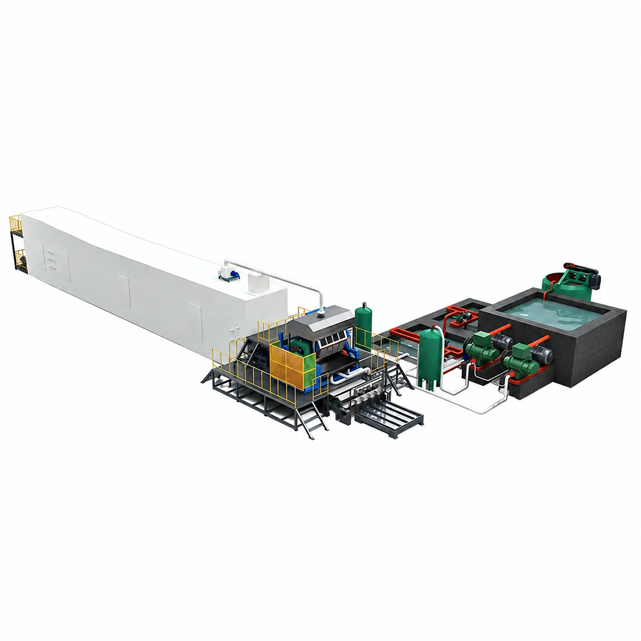 Automatic pulp egg tray forming machine with egg tray products