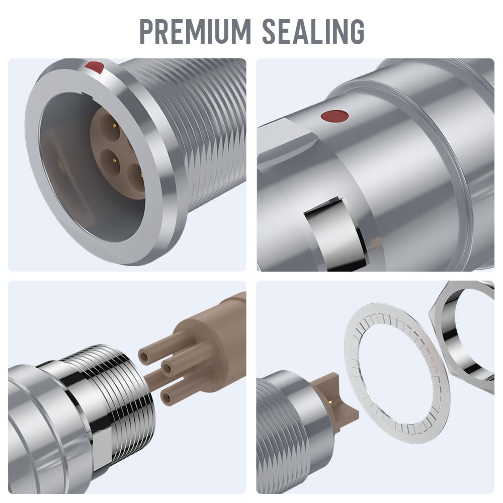 IP68 Waterproof Connector IEC Certified for Industrial Outdoor Projects
