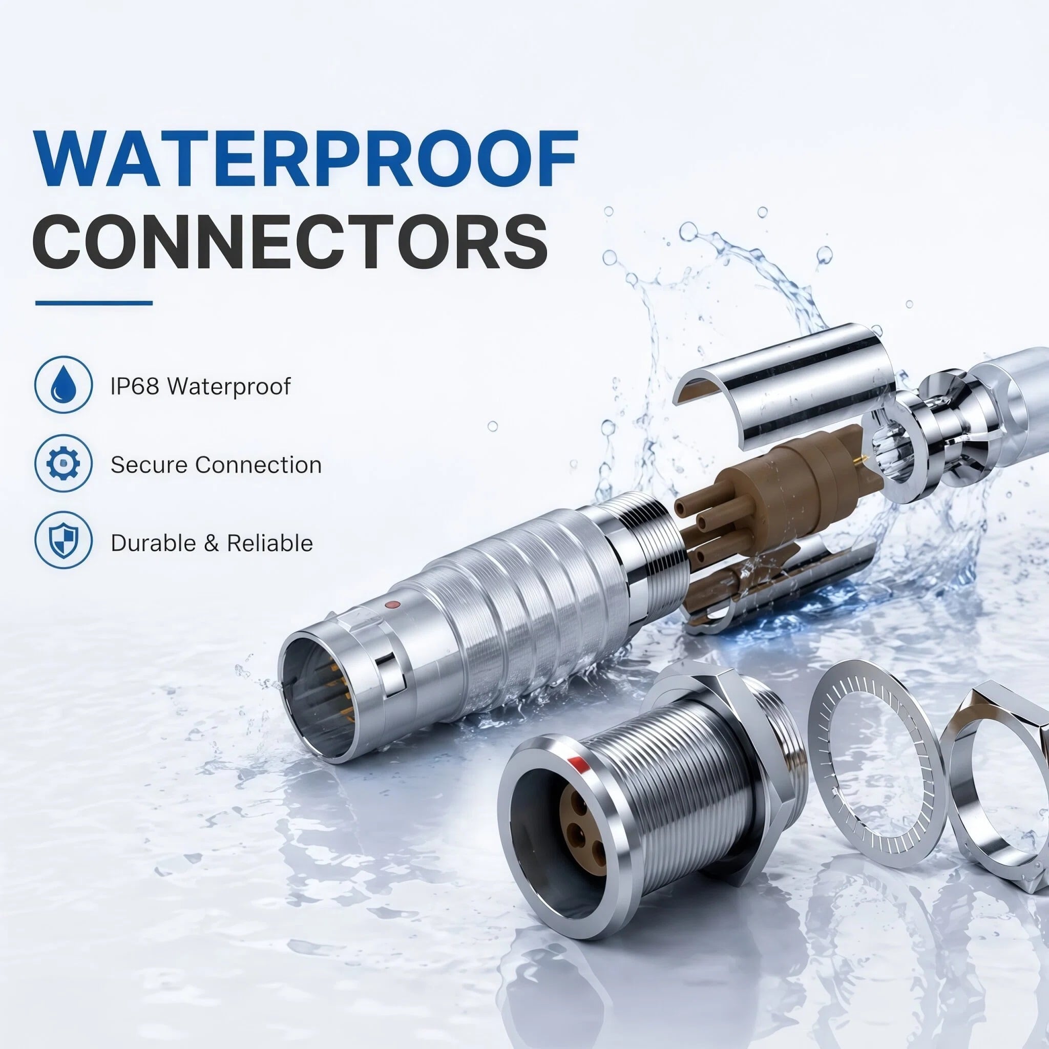 Heavy-Duty Industrial Outdoor Connector IP68 | Certified Interconnect Solutions for Global EPC Systems
