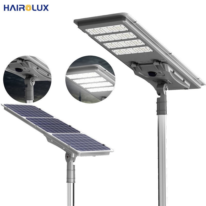  Industry Ip65 300W 400W 500W 6500K Integrate Aluminum Smd Outdoor Integrated Led Solar Street Light