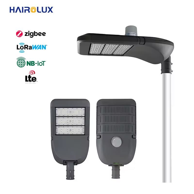 Hairolux IOT Smart City Lora NEMA Intelligent Street Lighting Remote Control Management System Ip65 Waterproof Outdoor